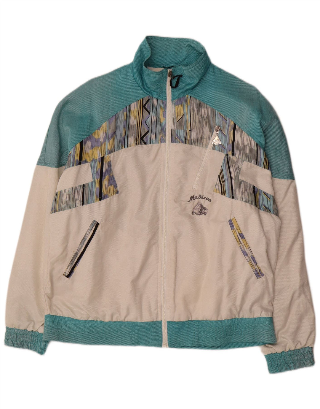 Giacca da tuta da donna Madison EU 40 Medium White Colourblock