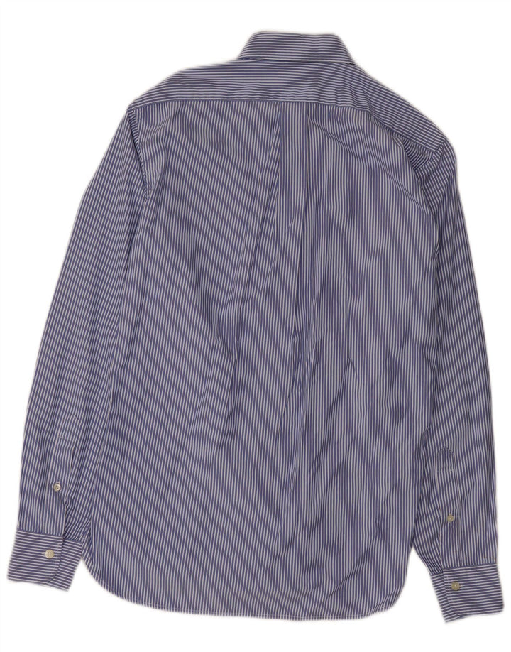 Marina Yachting Camicia da uomo vestibilità regolare taglia 39 cotone a righe blu medio