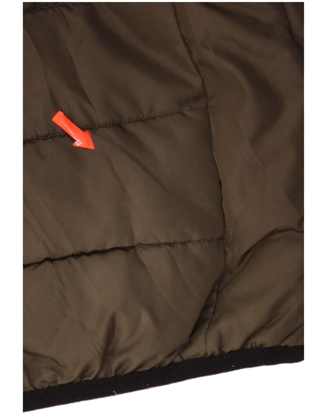 Giacca imbottita con cappuccio da uomo Champion UK 38 Poliestere kaki medio