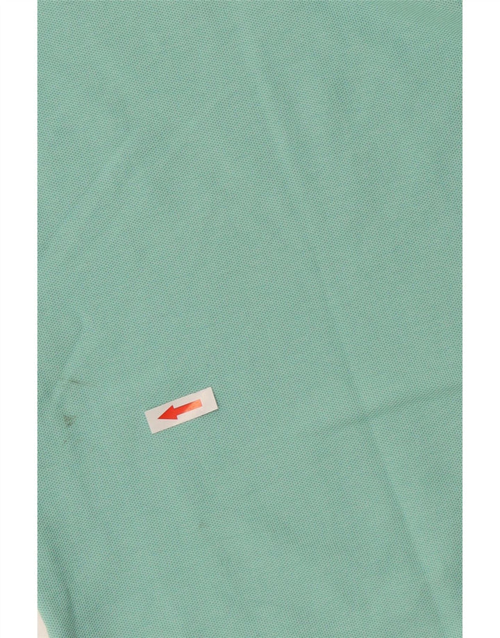 Polo da uomo Izod grande in cotone turchese