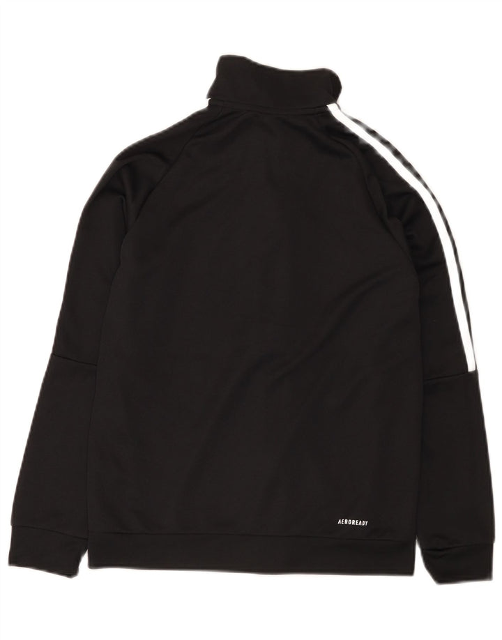 Giacca da tuta Adidas Aeroready da ragazzo 11-12 anni in poliestere nero