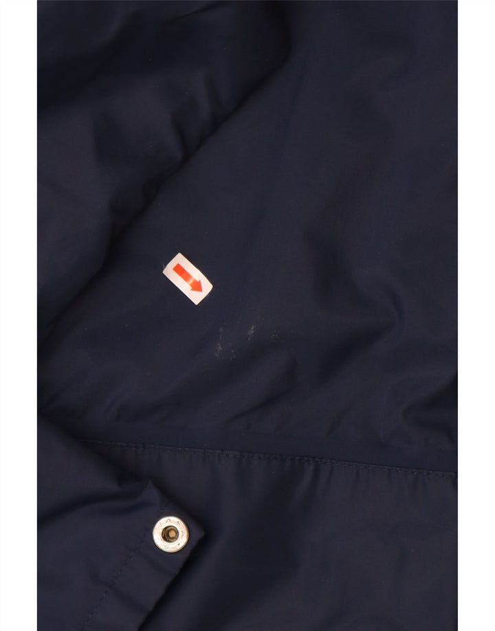 HELLY HANSEN Giacca antipioggia da uomo con cappuccio UK 42 XL Blu navy Colourblock