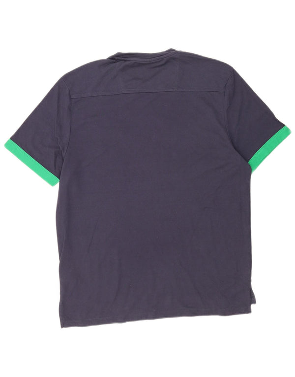 T-shirt da uomo Dkny Top in cotone blu navy medio