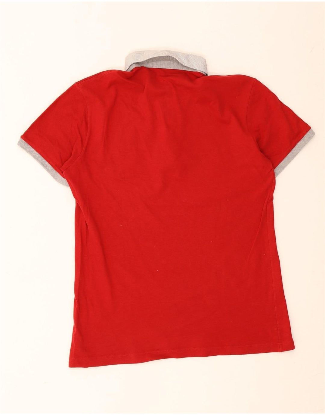 Polo da rugby da uomo Fred Perry grande rossa in cotone