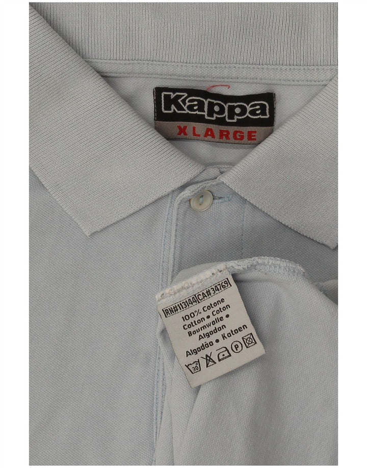 Polo Kappa Uomo XL Cotone Blu