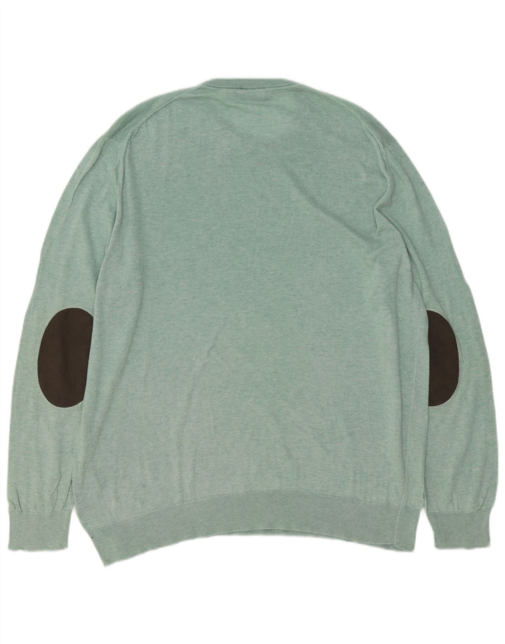 Maglione maglione girocollo da uomo Hackett 2XL cotone verde