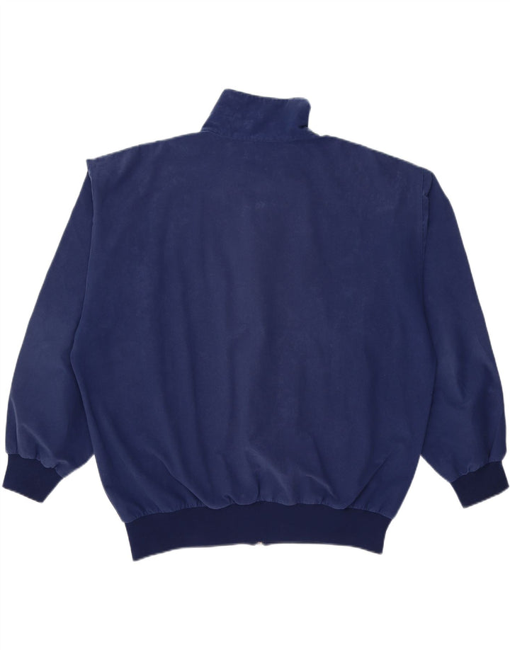 ASICS Mens Graphic Full Tracksuit IT 54 XL  Navy Blue Polyester Vintage Asics and Second-Hand Asics from Messina Hembry 