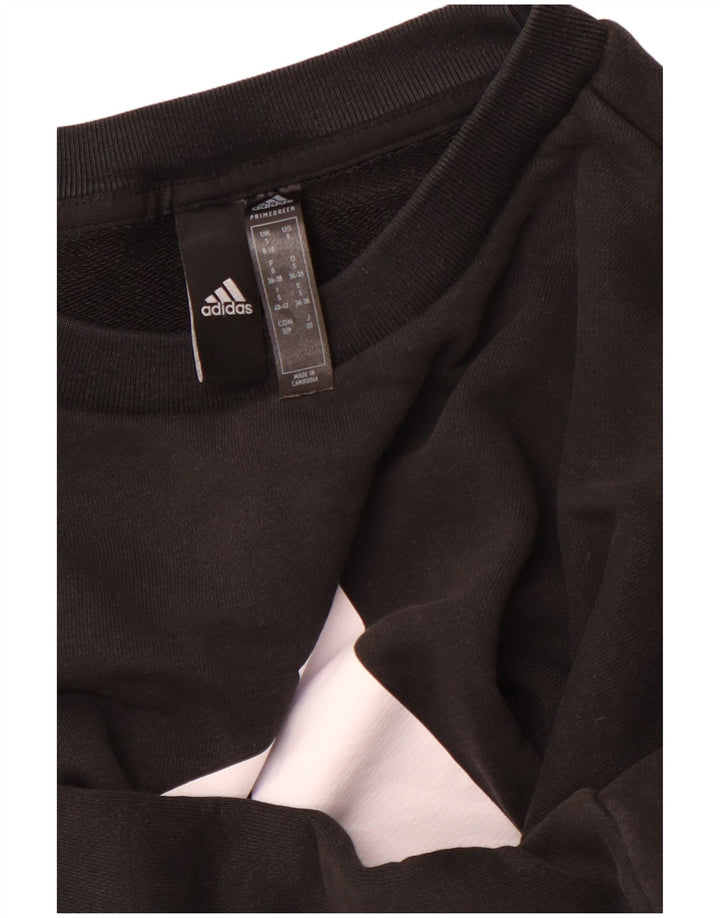 Felpa oversize da donna ADIDAS Primegreen UK 8/10 piccola nera