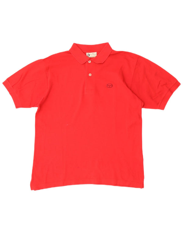 SERGIO TACCHINI Polo Uomo IT 46 Small Rosso Cotone