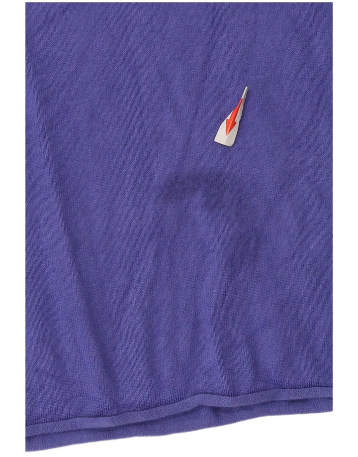 Top Zara da donna a maniche lunghe UK 8 Small viola in viscosa