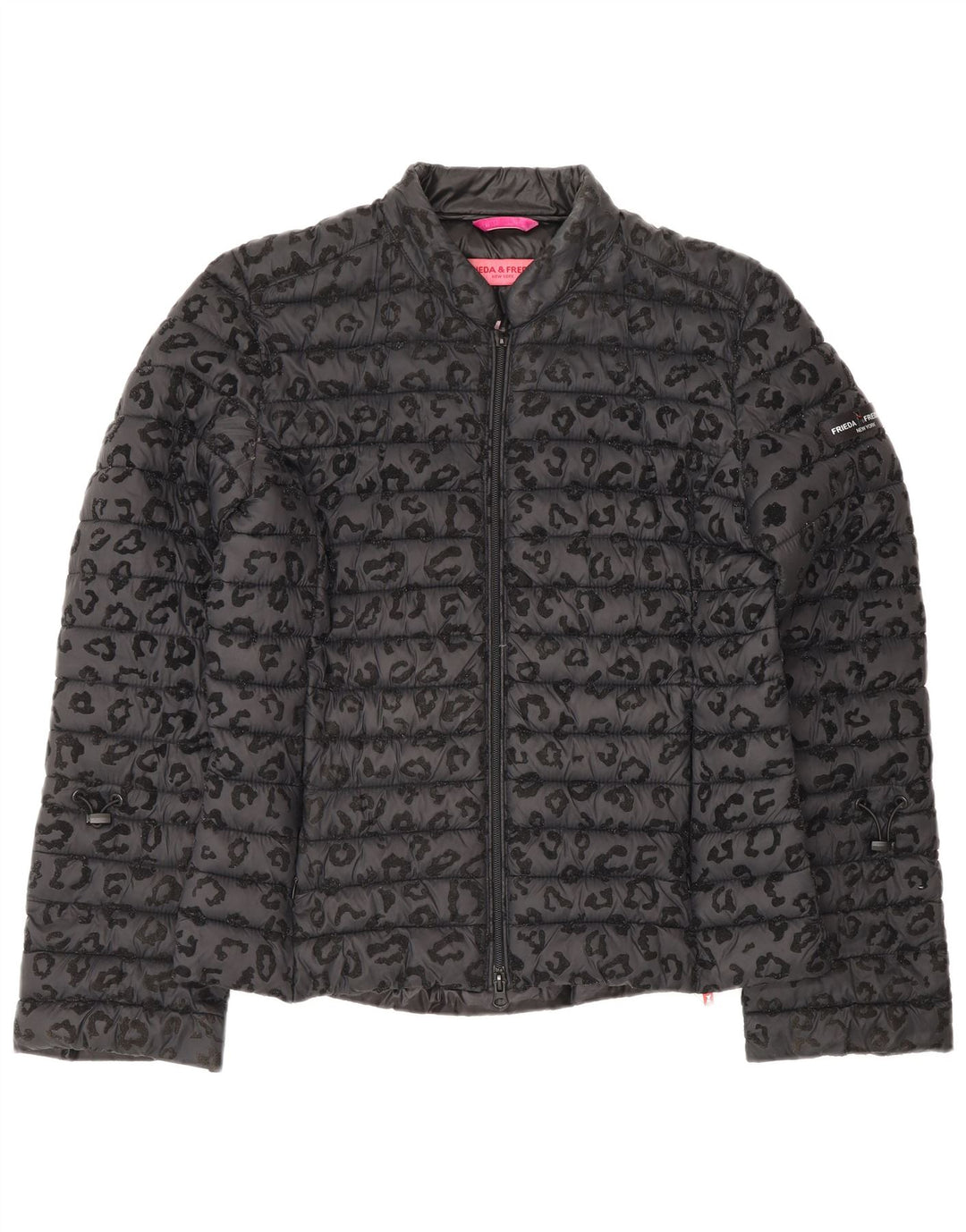 Giacca imbottita da donna FRIEDA & FREDDIES EU 40 grigio medio stampa animalier