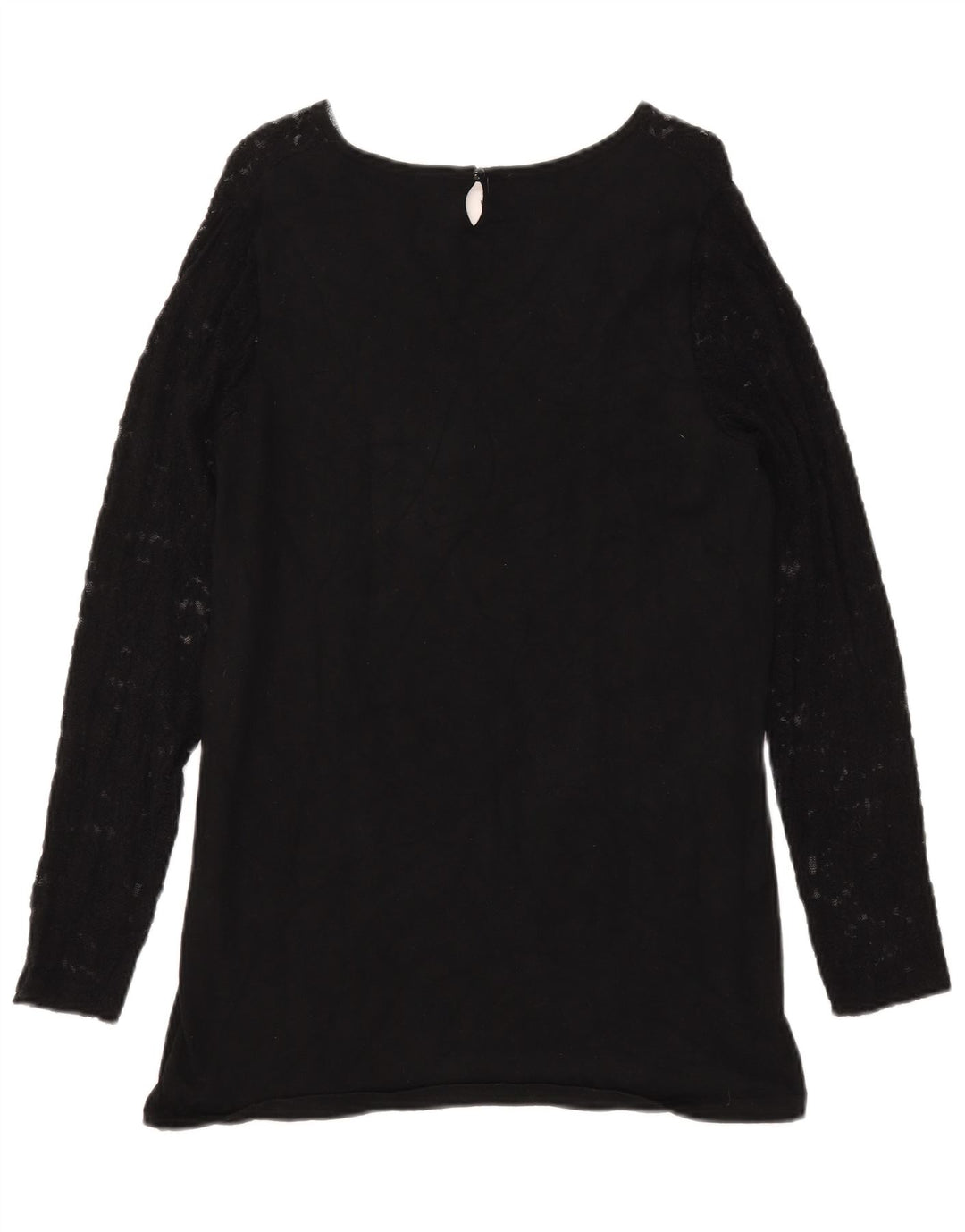 Maglione maglione girocollo da donna Marks & Spencer UK 12 medio nero