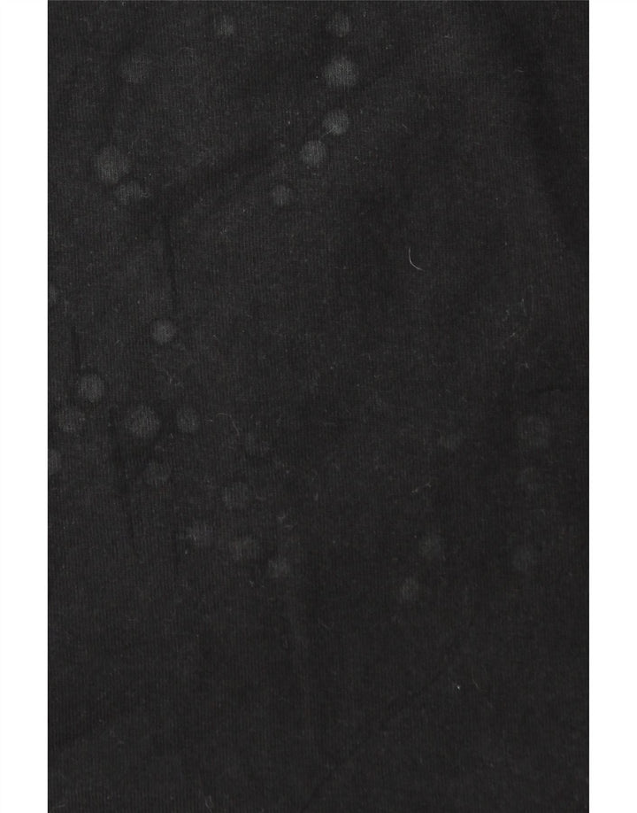 Puma Maglia grafica da uomo a maniche lunghe media nera