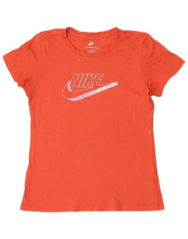 T-shirt grafica da donna Nike Top UK 6 XS arancione