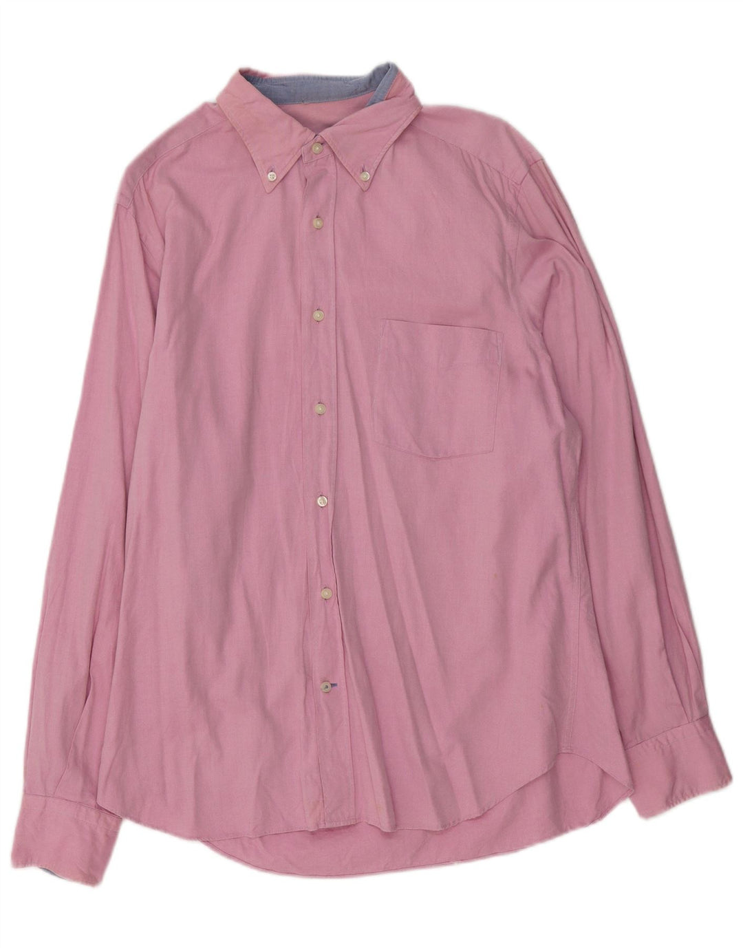 MASSIMO DUTTI Camicia Uomo Large Rosa Cotone