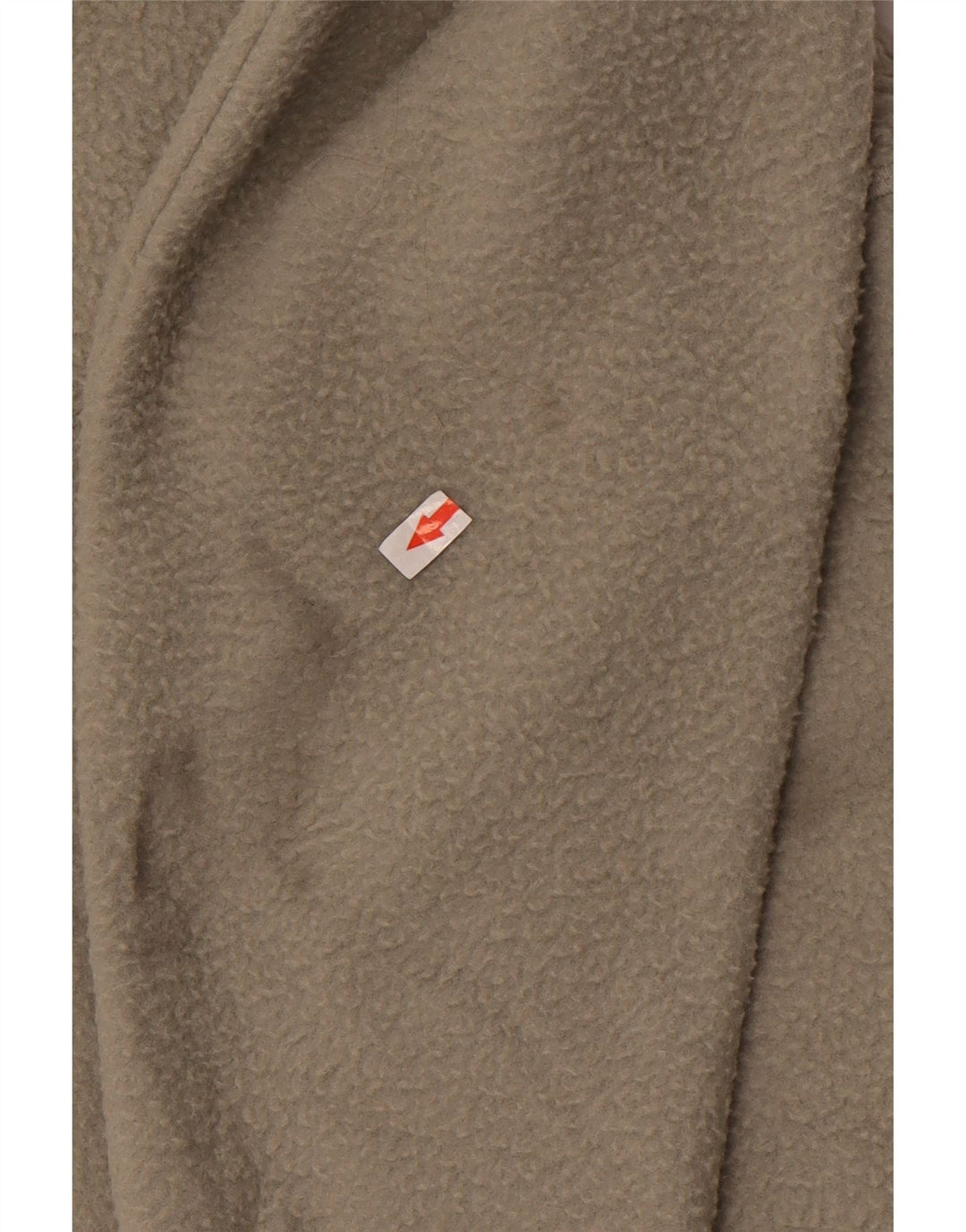 Giacca in pile da donna Marks & Spencer UK 14 poliestere kaki medio