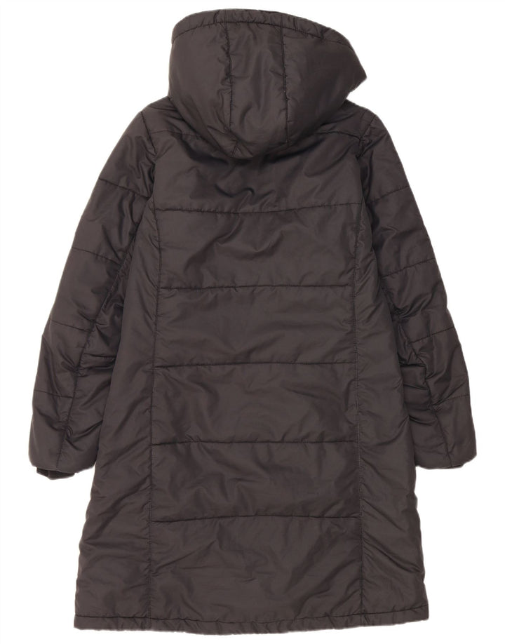 Cappotto imbottito con cappuccio da donna Jack Wolfskin UK 10 piccolo poliestere nero