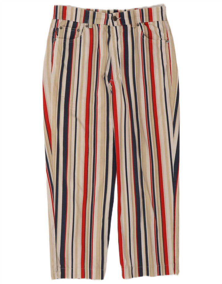 ANGELS Jeans corti da donna EU 38 medio W28 L25 a righe multicolori