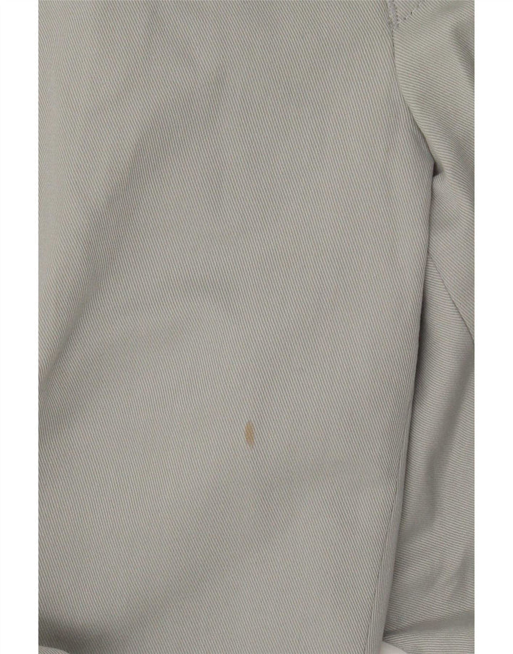 Pantaloni chino dritti da uomo Marks & Spencer W38 L29 poliestere grigio