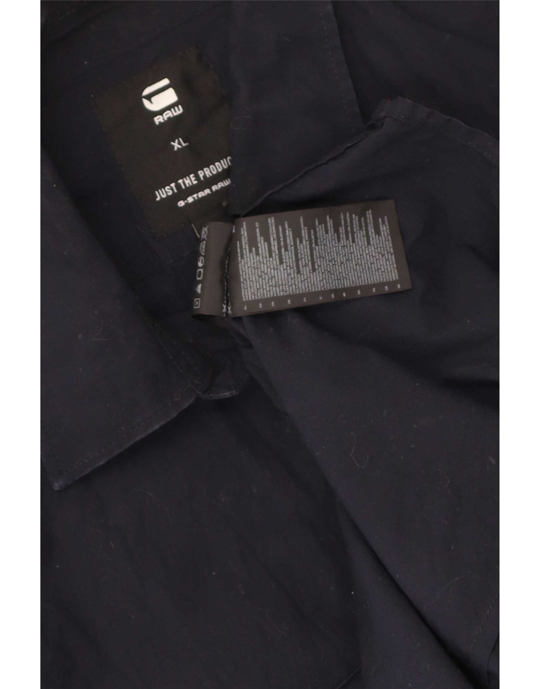 Camicia da uomo G-Star XL in cotone blu navy