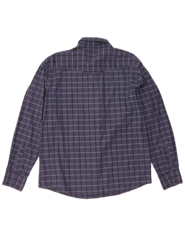 Camicia da uomo Levi's in cotone a quadri blu navy medio