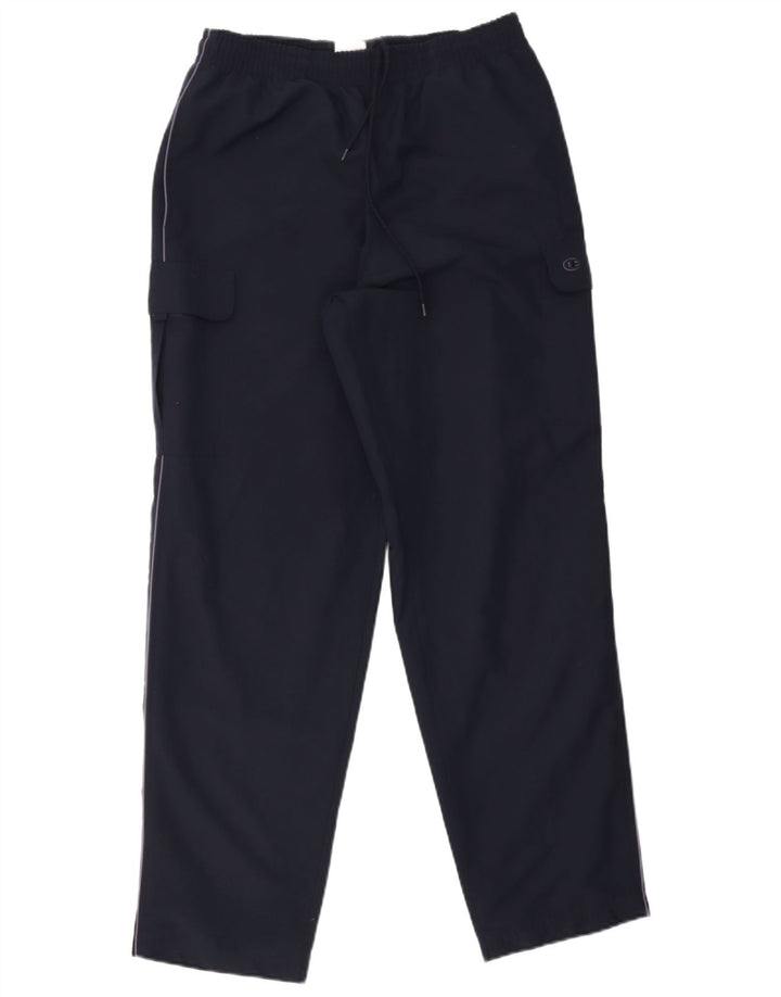 Pantaloni da tuta cargo da uomo Champion poliestere medio blu navy