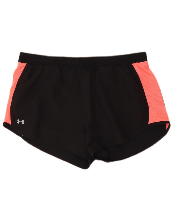 Pantaloncini sportivi Under Armour da donna Heat Gear UK 16 Large Black Colourblock