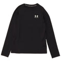 Under Armour Ragazzi Heat Gear Top manica lunga 9-10 anni medio nero