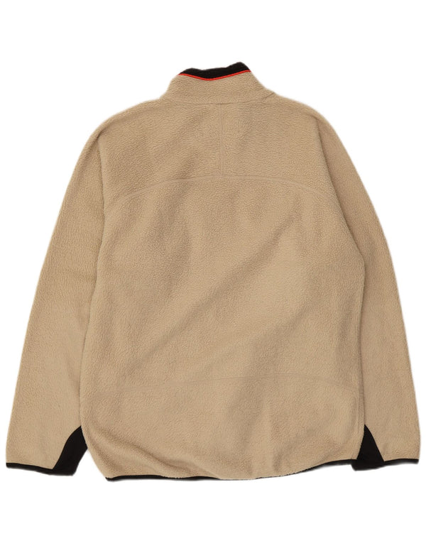 Giacca in pile da uomo Fila UK 38 Colorblock beige medio