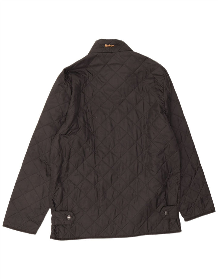 Giacca trapuntata da uomo Barbour UK 38 media nera in poliammide