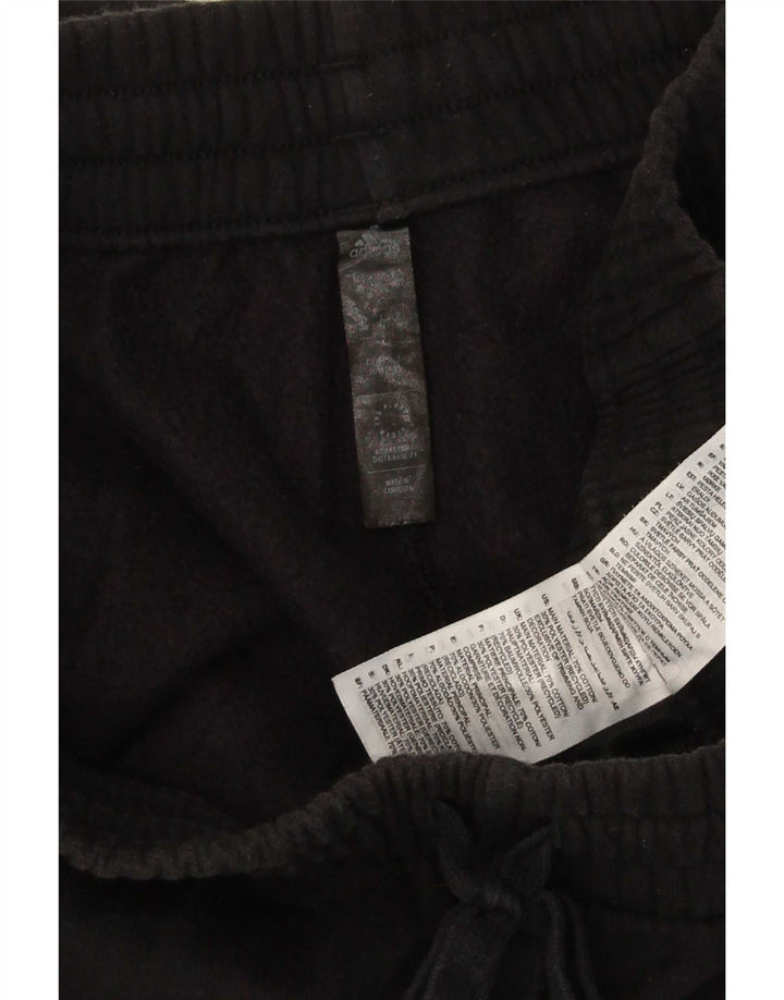 Pantaloni da tuta da uomo Adidas Cargo Joggers medio cotone nero