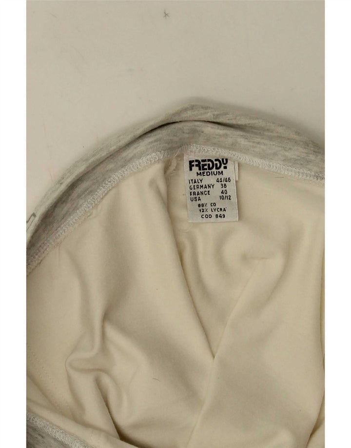 Pantaloni da tuta con grafica da donna Freddy UK 12 Medium White Colourblock