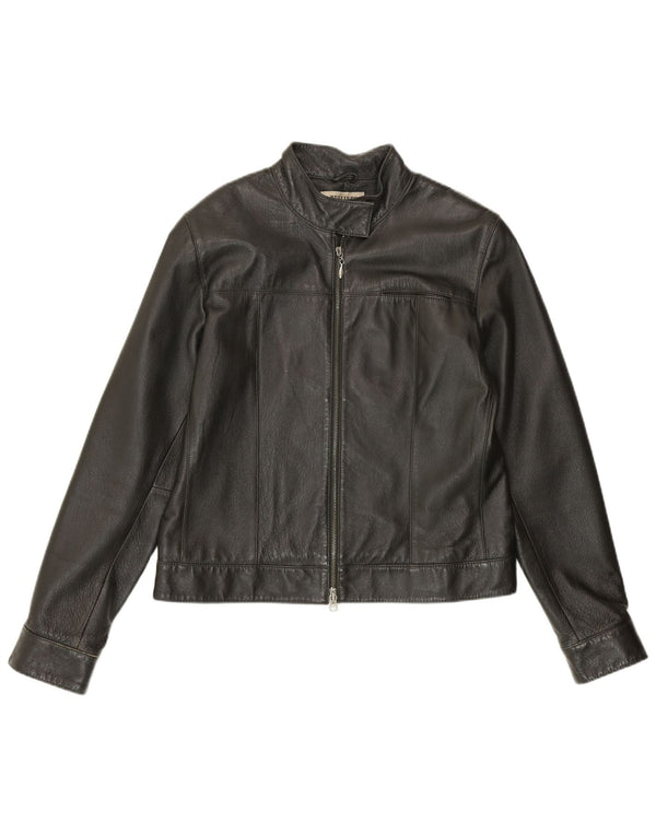 Giacca in pelle da donna HELLINE UK 14 Pelle verde medio