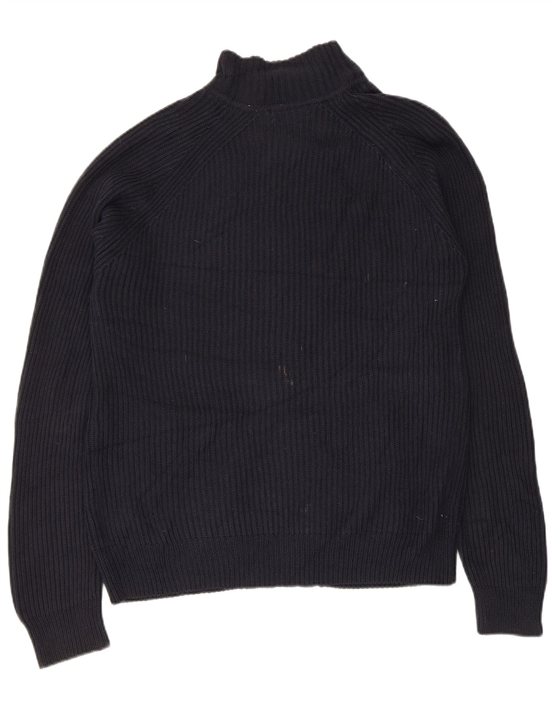 Maglione cardigan con zip intera da uomo Calvin Klein in cotone blu navy medio