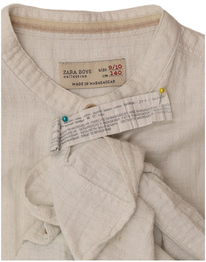 Maglia Zara da bambino con maniche a 3/4 9-10 anni Bianca