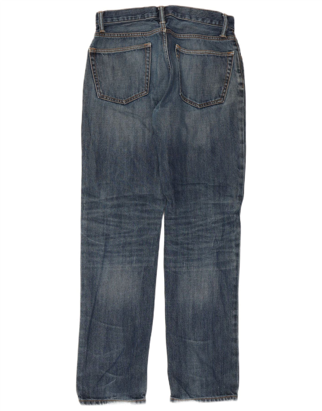Jeans dritti invecchiati Gap da donna W28 L32 cotone blu