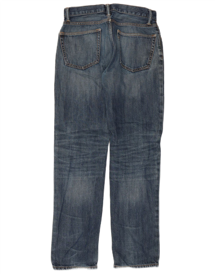 Jeans dritti invecchiati Gap da donna W28 L32 cotone blu