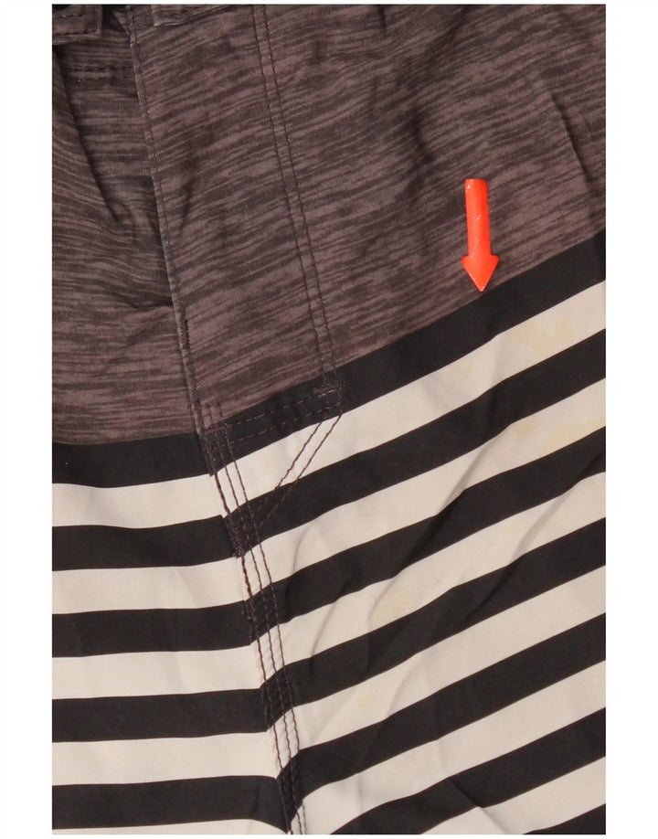 Pantaloncini da bagno da uomo Rip Curl Mirage Poliestere a righe grigio medio