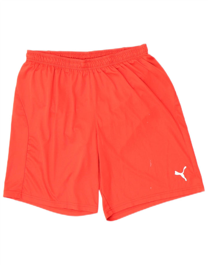 Pantaloncini sportivi da uomo Puma Large rossi in poliestere