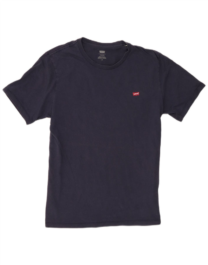 T-shirt standard da uomo Levi's Top Large in cotone blu navy