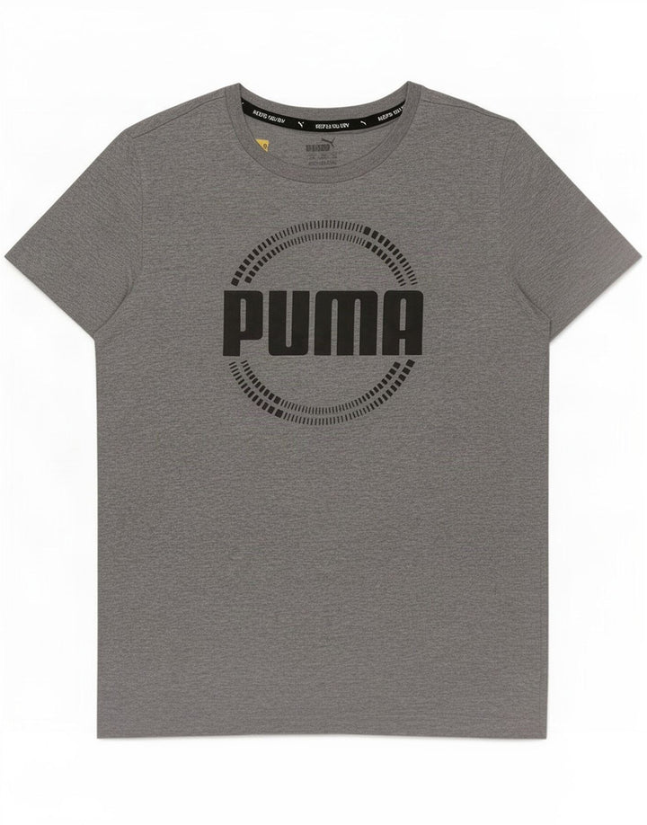 Maglietta grafica da ragazzo Puma 13-14 anni Grigia