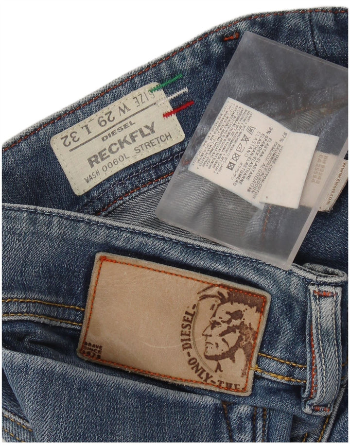 Jeans dritti Reckfly da donna DIESEL W29 L32 cotone blu