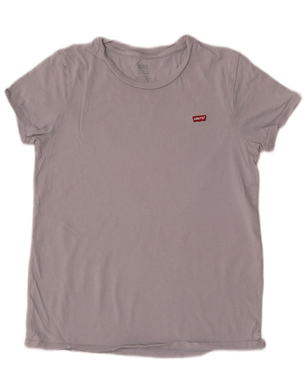 Maglietta Levi's Perfect Crew da donna UK 10 piccola viola