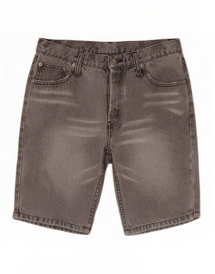 Pantaloncini di jeans da uomo economici Monday medi W30 cotone grigio