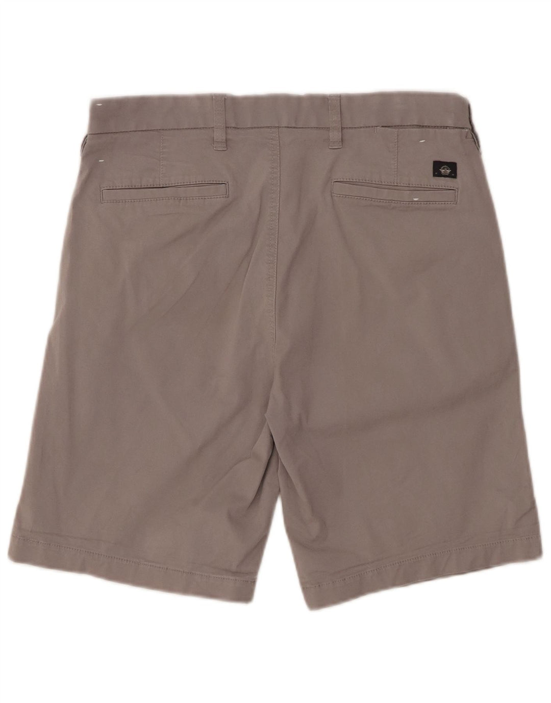 DOCKERS Pantaloncini chino da uomo W32 cotone grigio medio