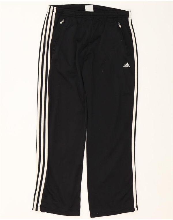 Pantaloni da tuta da uomo Adidas UK 40/42 Medium Nero Poliestere