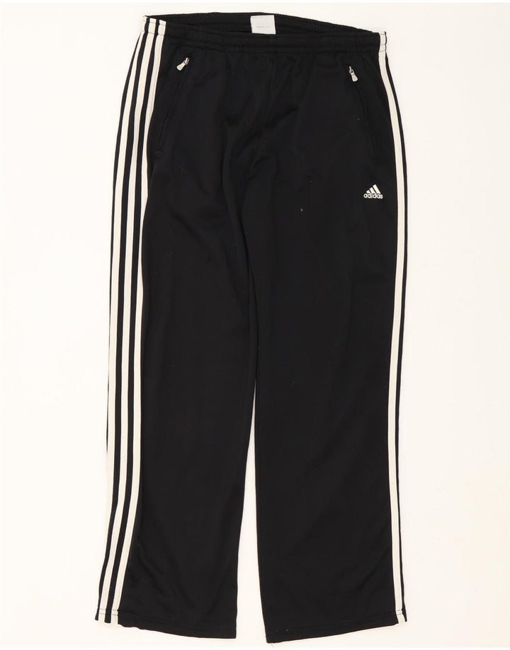 Pantaloni da tuta da uomo Adidas UK 40/42 Medium Nero Poliestere