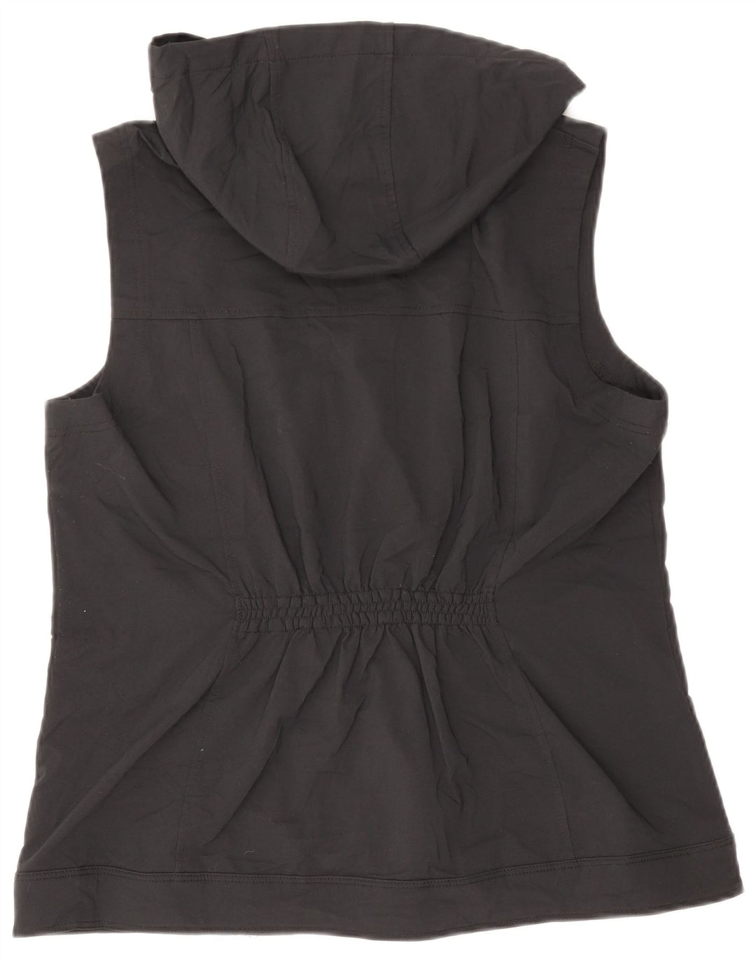 Giacca da ginnastica con cappuccio da donna Columbia UK 14 grande poliestere nero
