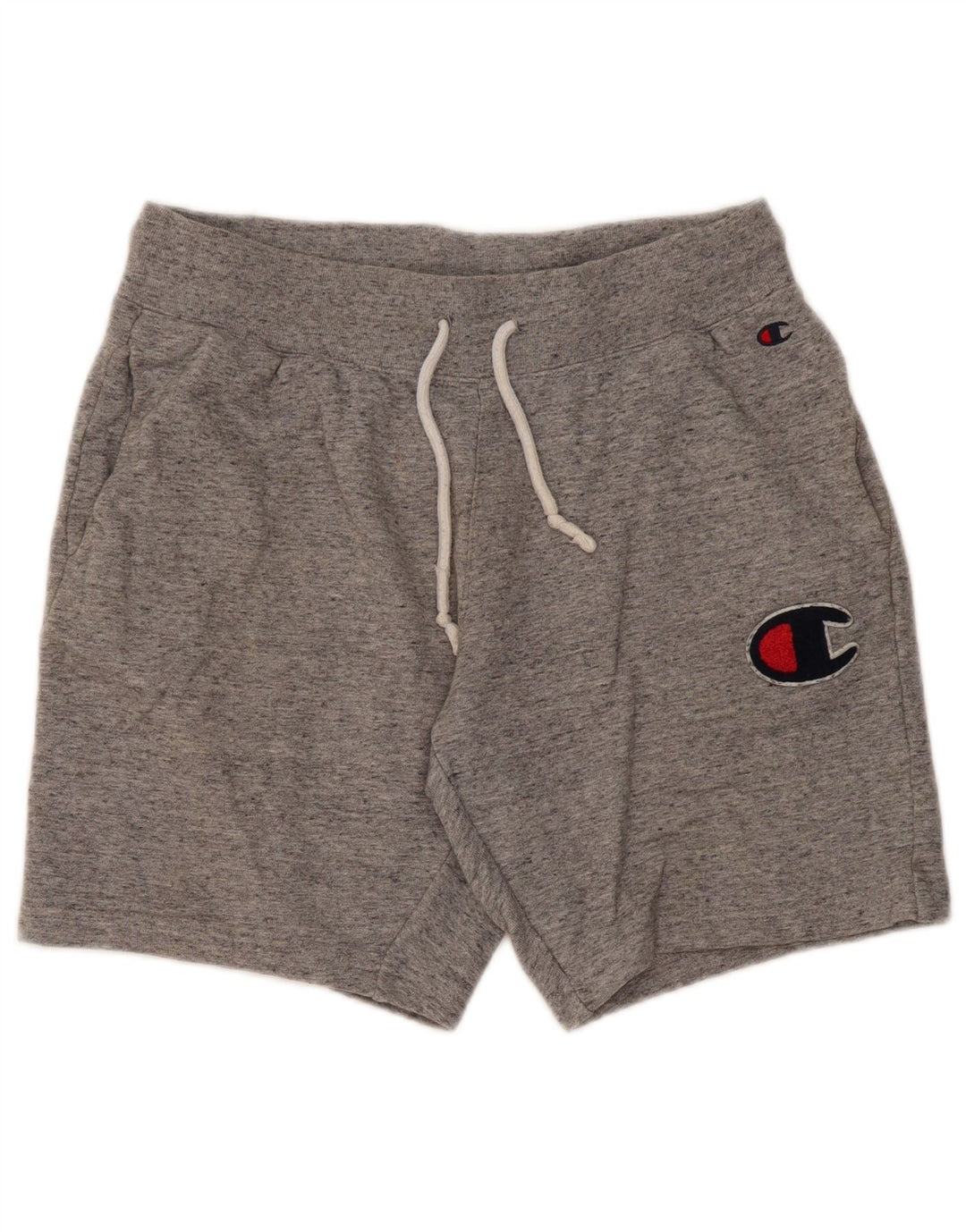 Pantaloncini sportivi da uomo Champion in cotone screziato grigio medio
