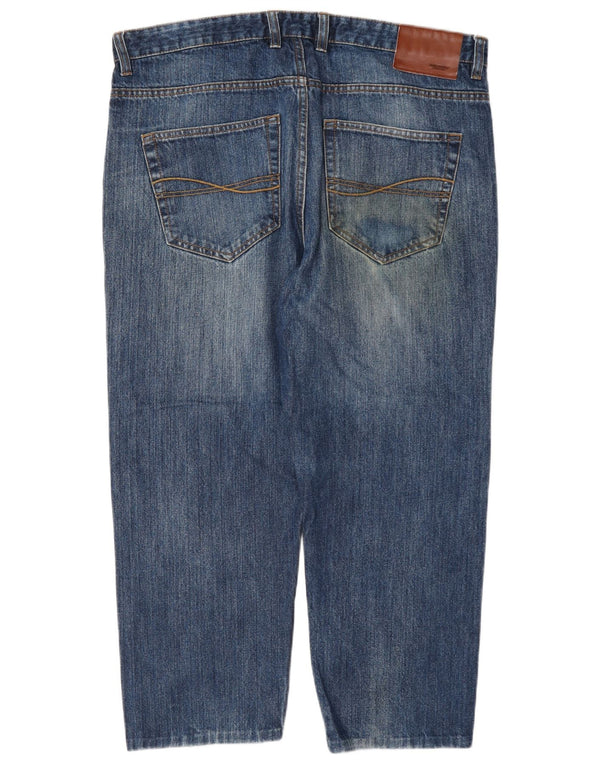 Jeans corti da uomo James Pringle W36 L26 cotone blu
